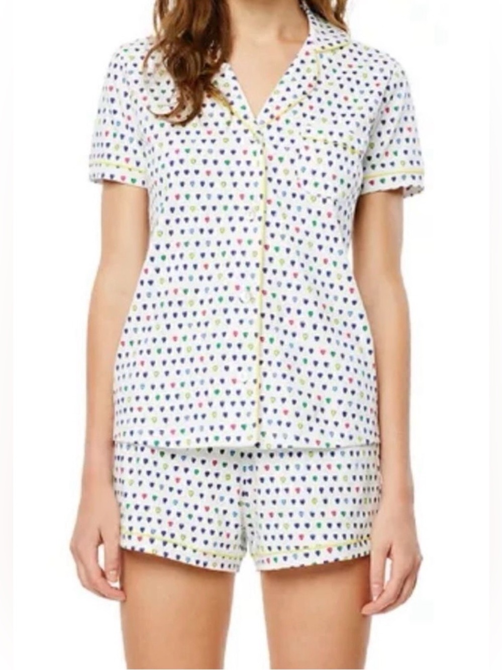 ROLLER RABBIT POP HEARTS LIMITED EDITION POLO SHORT SET, SIZE XL.